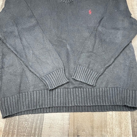 Polo by Ralph Lauren V Neck Cotton Sweater men’s size XL - Picture 3 of 11